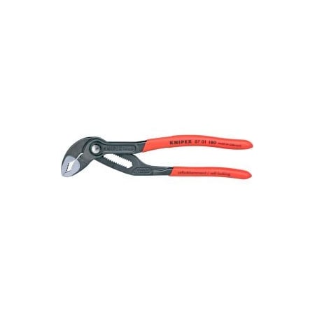 Knipex 87 01 180 SBA Cobra 7-1/4" V-Jaw Tongue & Groove Plier 87 01 180 SBA